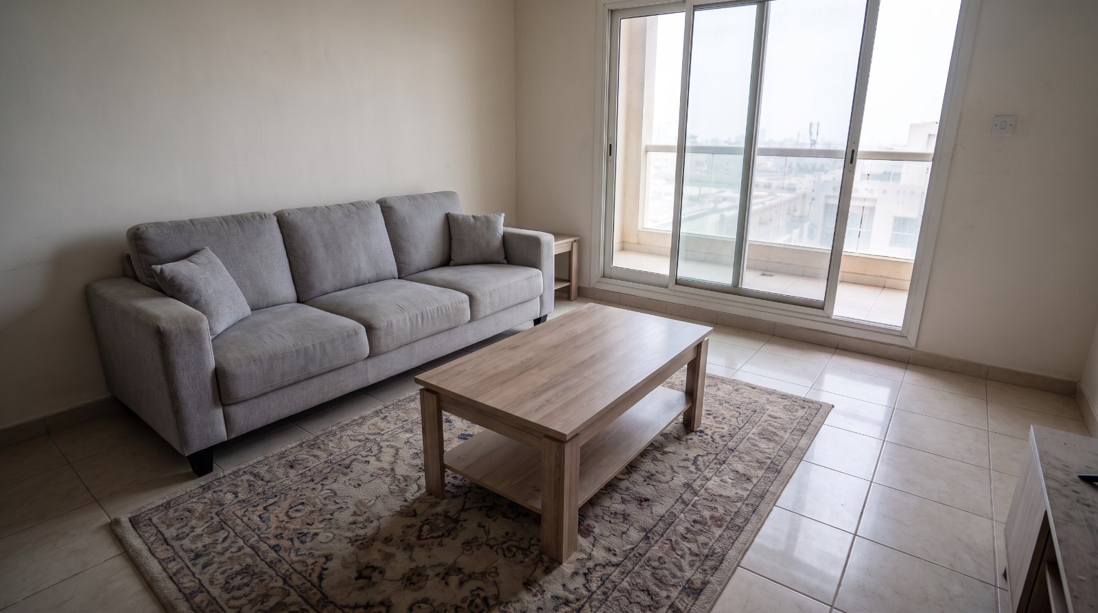 Sharjah living room after the Tip Top deep clean